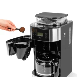 Barista Kaffeemaschine Mahlwerk 900W Edelstahl/Schwarz 12 Tassen Permanentfilter -Kaffee VerkÃ¤ufe fdac6bb4bf8c74d7ac38689a51da4986