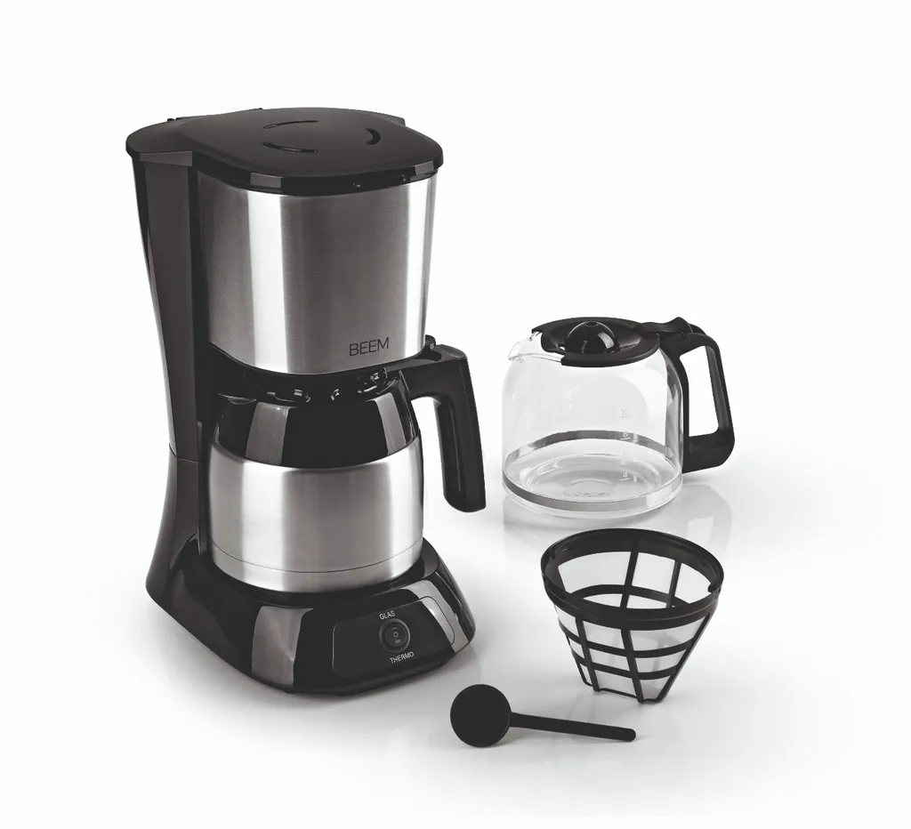 Kaffeemaschine Filter Kaffeemaschine 10 Tassen Thermoskanne Edelstahl Glaskanne 14 Kaffeemaschine Filter Kaffeemaschine 10 Tassen Thermoskanne Edelstahl Glaskanne – Bild 12