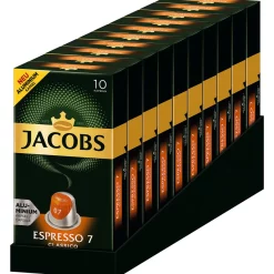 JACOBS Kapseln Espresso Classico 100 Nespresso Kompatible Kaffeekapseln